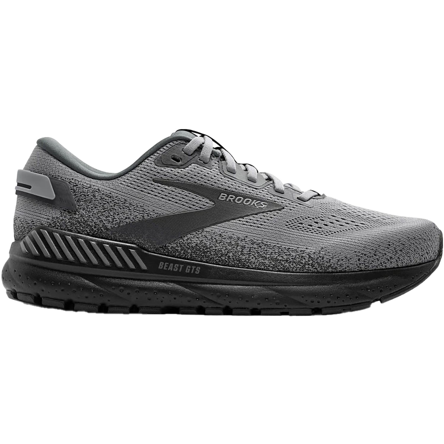 Mens Brooks Men's Brooks Beast GTS 24 Primer Grey/Ebony Mesh Primer Grey/Ebony Mesh