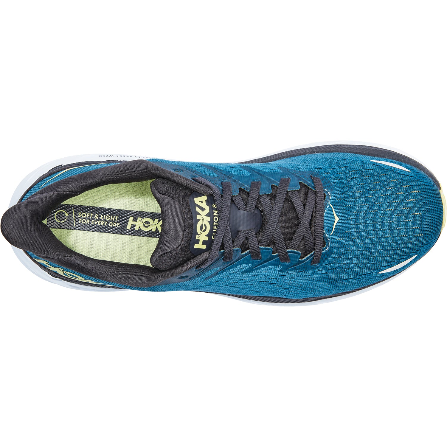 Mens Hoka one one Men's Hoka One One Clifton 8 Blue Coral/Butterfly Mesh Blue Coral/Butterfly Mesh
