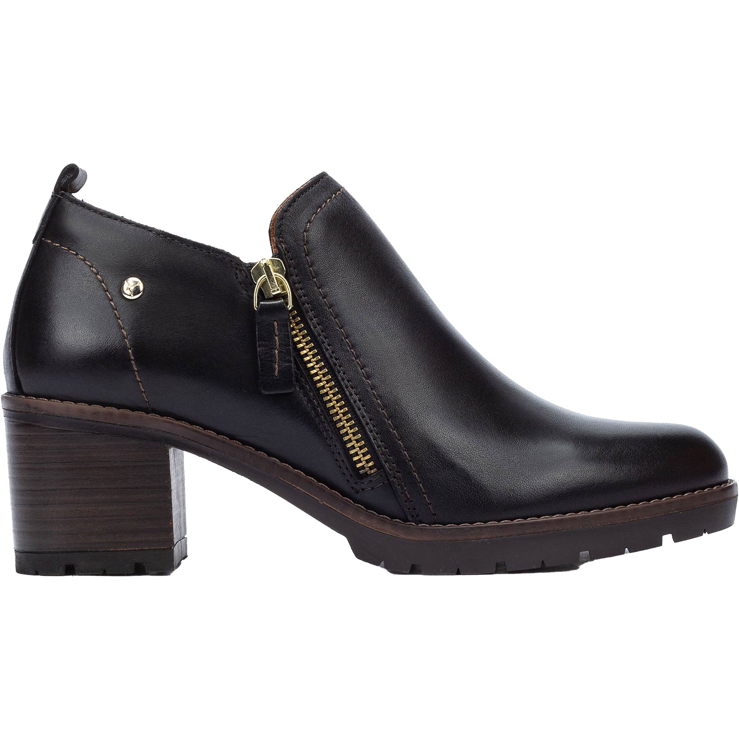 Womens Pikolinos Women's Pikolinos Llanes W7H-7563 Black Leather Black Leather