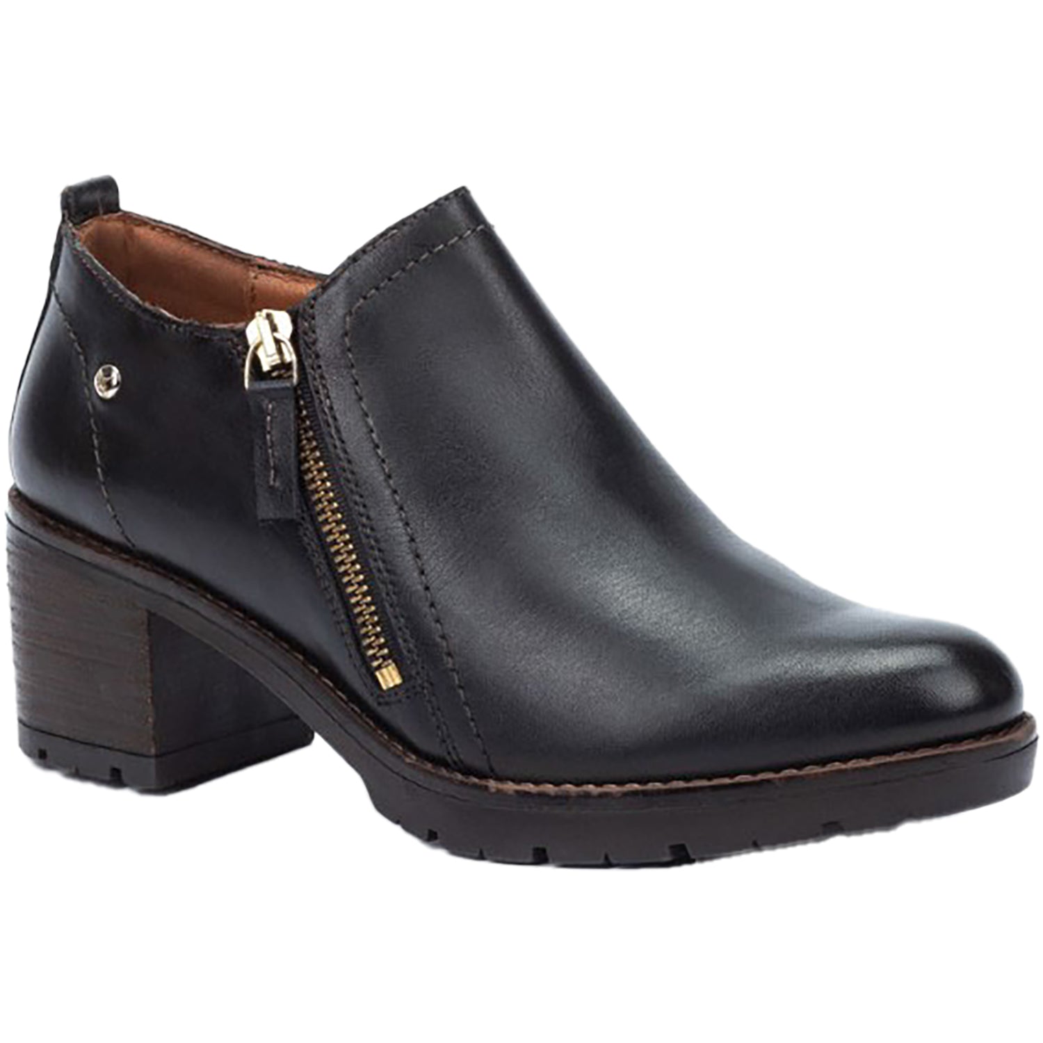 Womens Pikolinos Women's Pikolinos Llanes W7H-7563 Black Leather Black Leather
