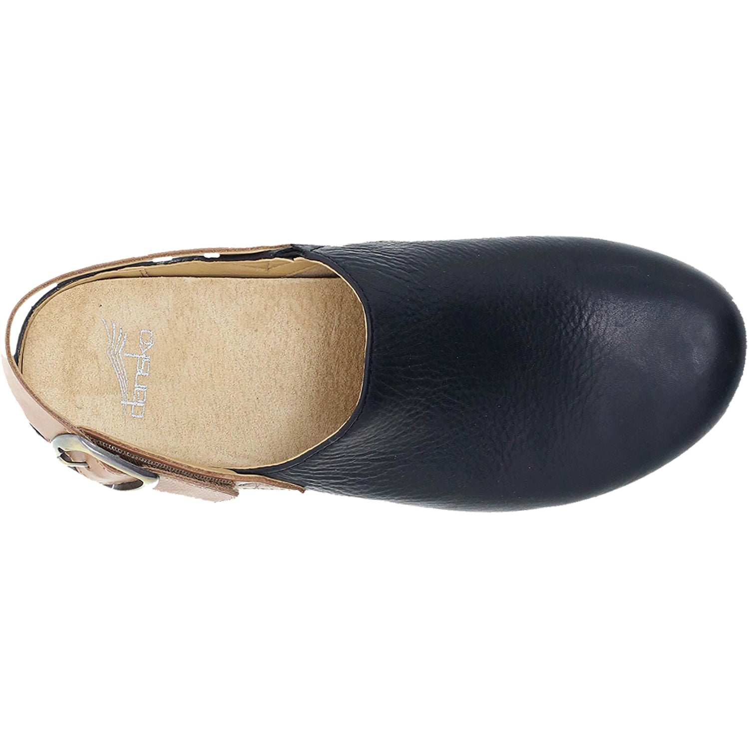 Womens Dansko Women's Dansko Merrin Black Waxy Milled Leather Black Waxy Milled Leather