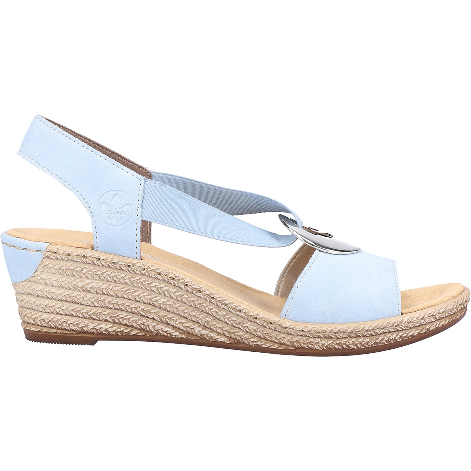 Womens Rieker Women's Rieker 624H6-10 Fanni H6 Aqua Synthetic Aqua Synthetic