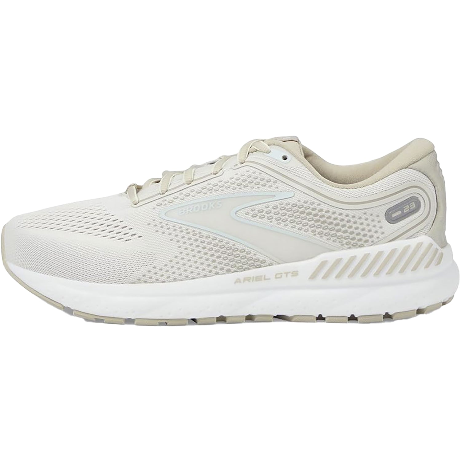 Womens Brooks Women's Brooks Ariel GTS 23 Chateau Grey/White Sand Mesh Chateau Grey/White Sand Mesh