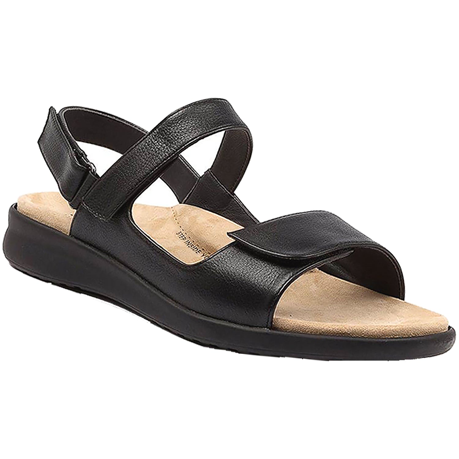 Womens Ziera Women's Ziera Benji Black Leather Black Leather