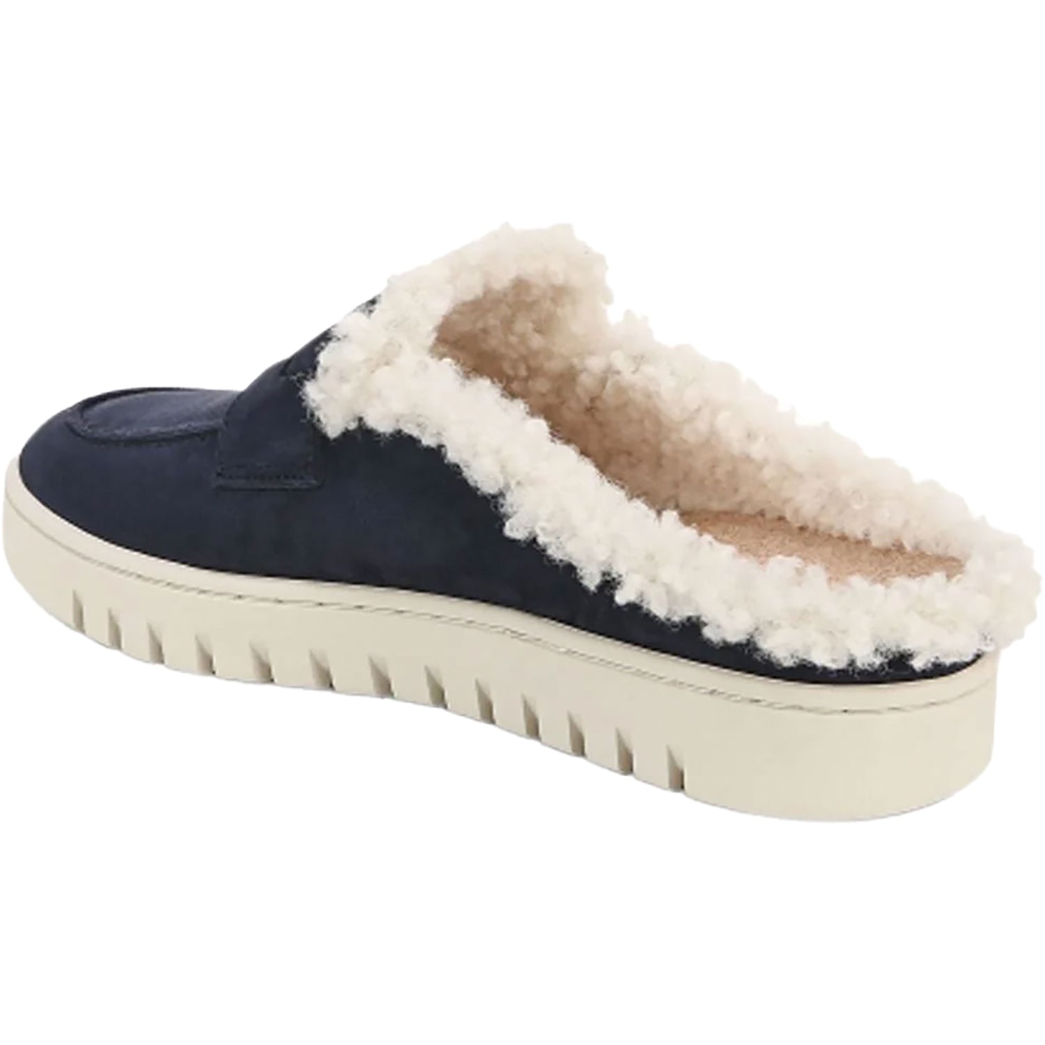 Womens Vionic Women's Vionic Uptown Mule Peacoat Nubuck Peacoat Nubuck