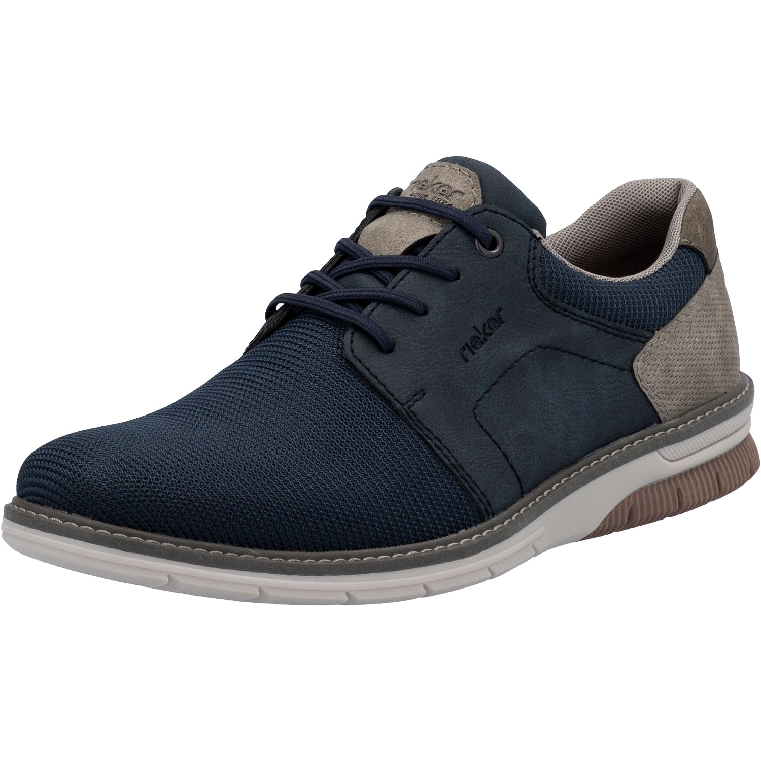 Mens Rieker Men's Rieker 14459-14 Baltik/Midnight/Kaffee Nubuck Mesh Baltik/Midnight/Kaffee