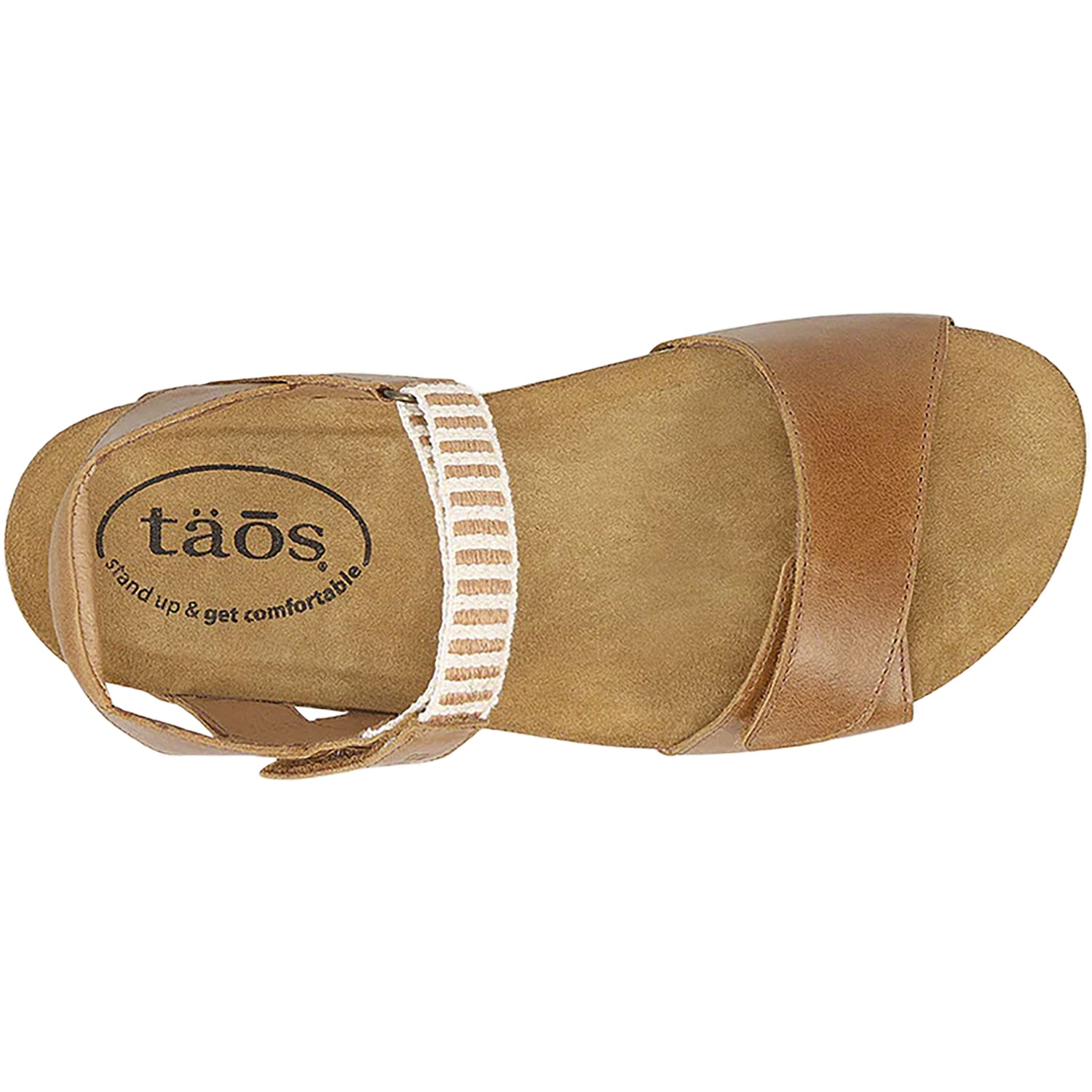 Womens Taos Women's Taos Symbol Tan Leather Tan Leather