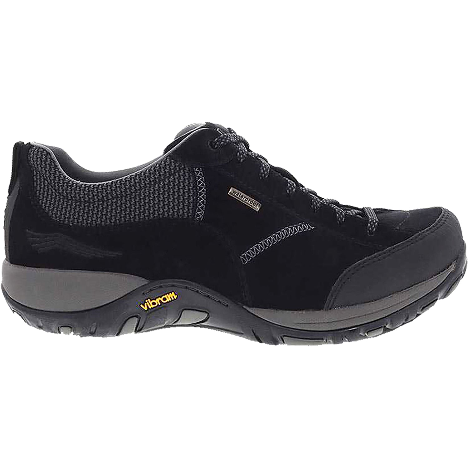 Womens Dansko Women's Dansko Paisley Black/Black Suede Black/Black Suede