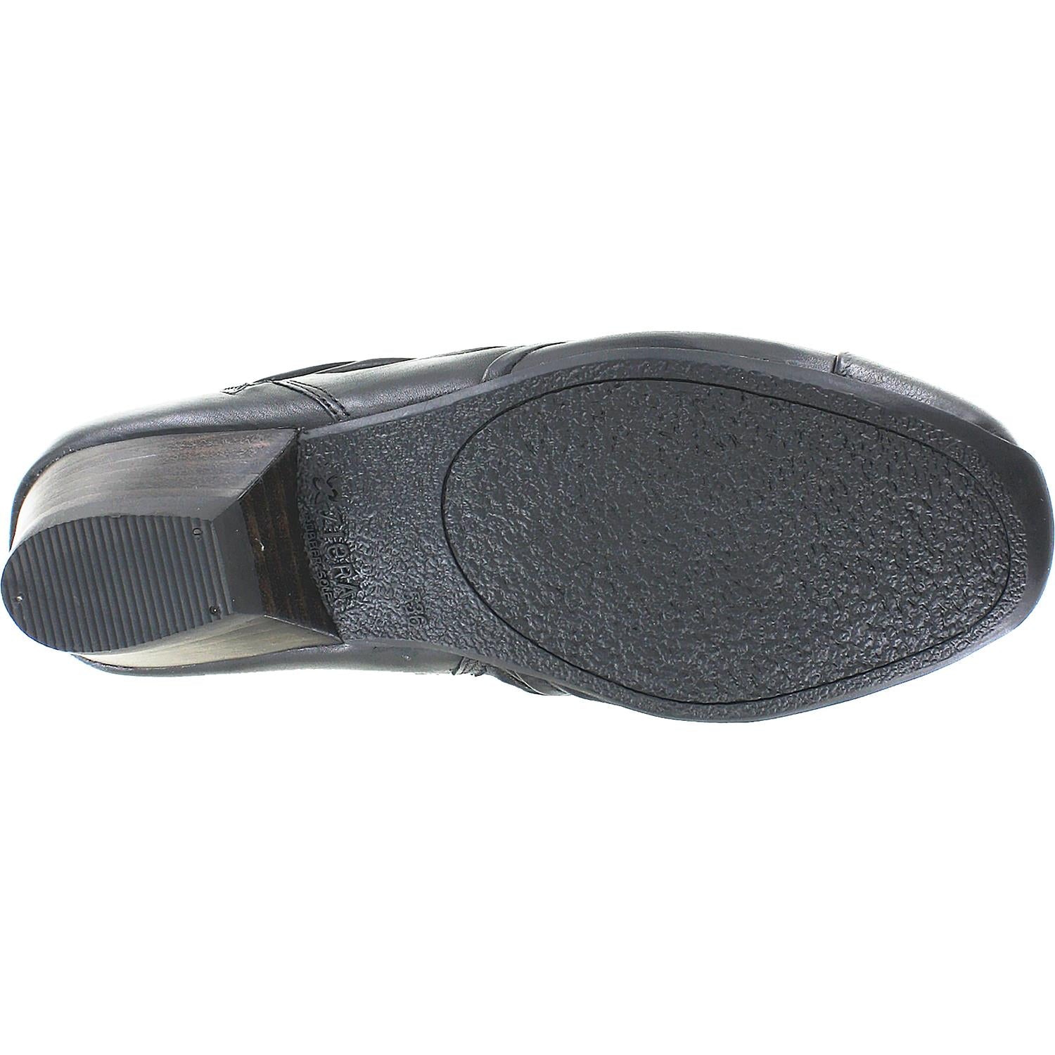 Womens Ziera Women's Ziera Crystal Black Leather Black Leather