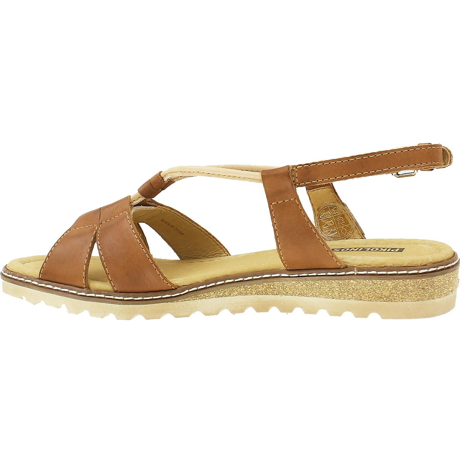 Womens Pikolinos Women's Pikolinos Alcudia W1L-0825 Brandy Leather Brandy Leather