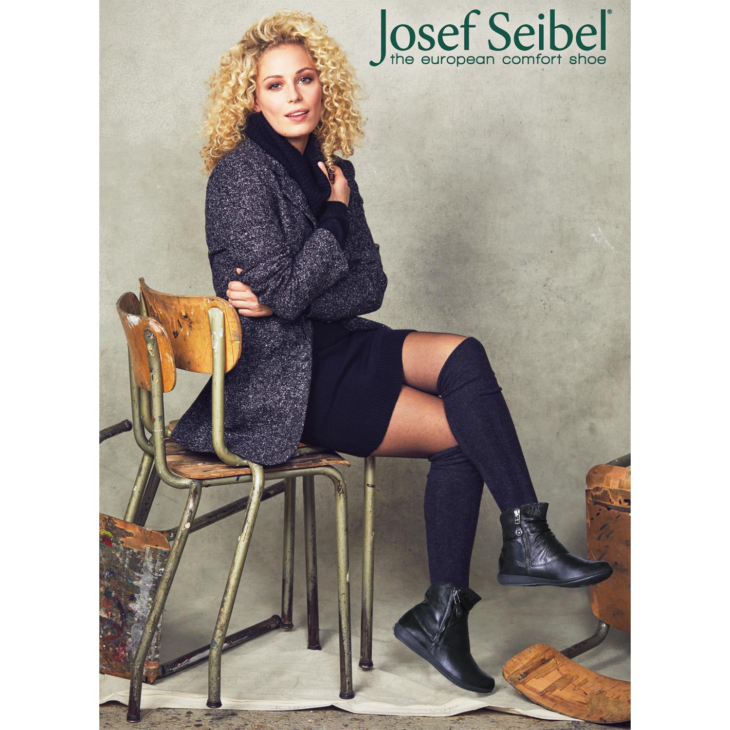 Womens Josef seibel Women's Josef Seibel Faye 05 Black Leather Black Leather