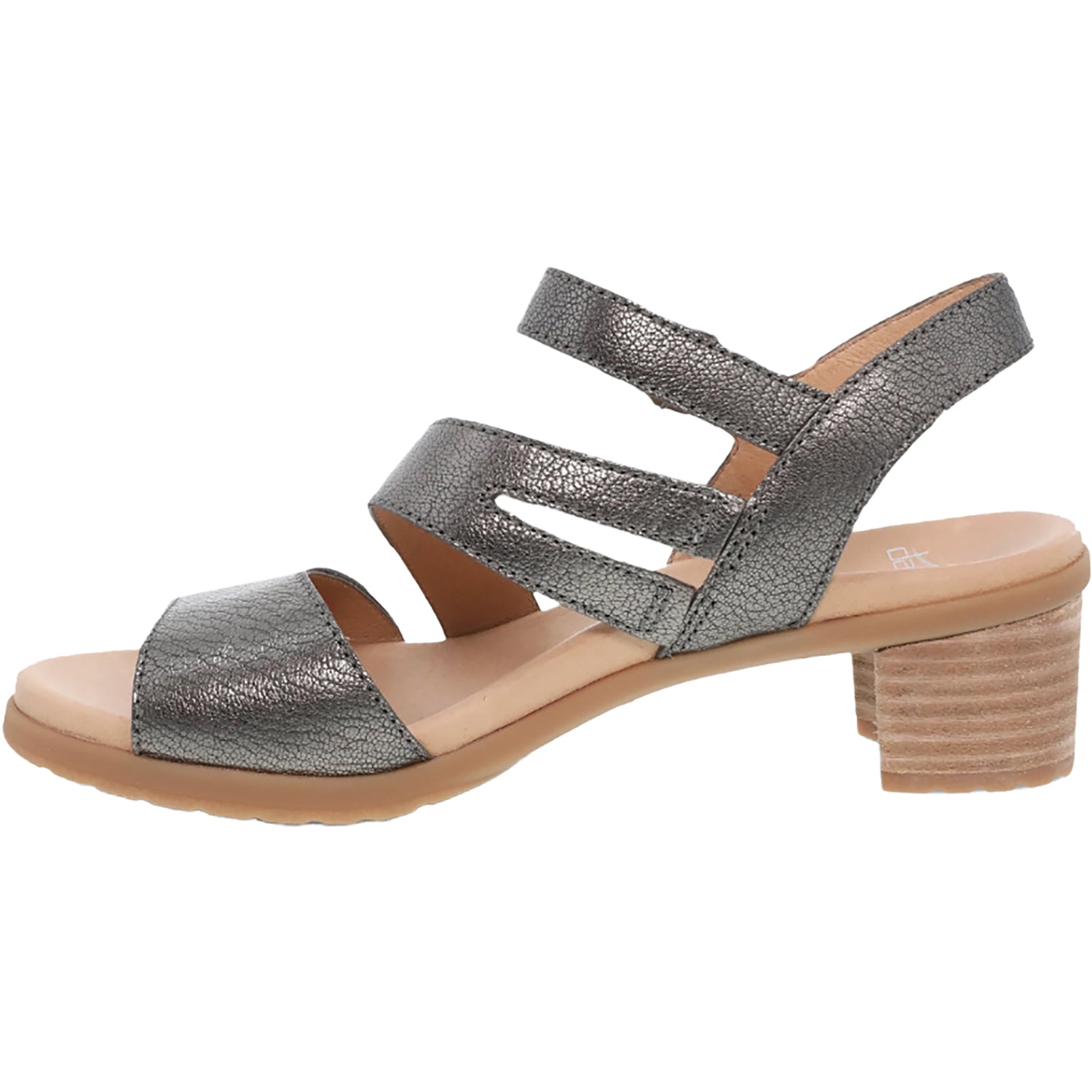 Womens Dansko Women's Dansko Tansy Gunmetal Metallic Leather Gunmetal Metallic Leather