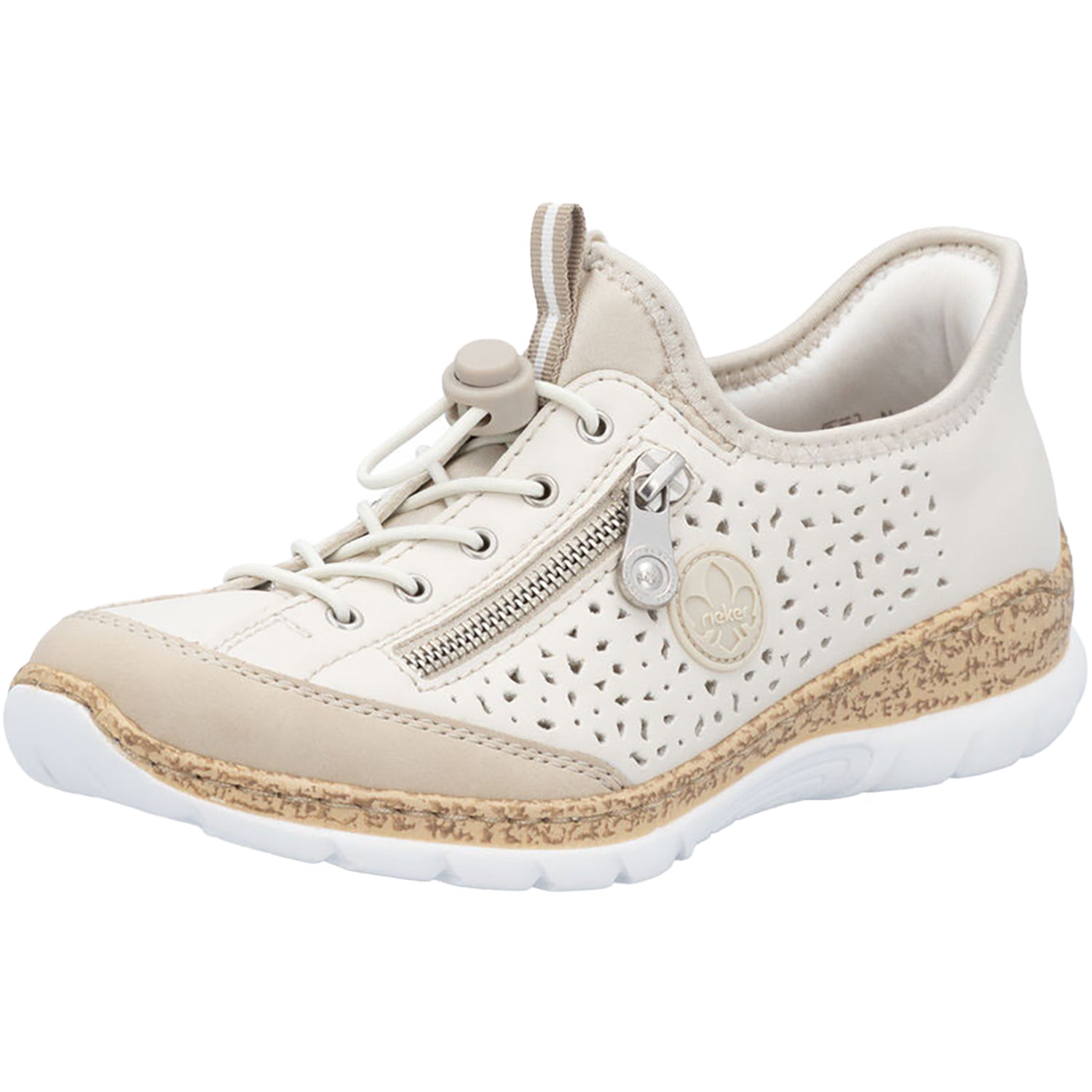 Womens Rieker Women's Rieker N42V3-60 Perle/Porzellan Synthetic Perle/Porzellan Synthetic