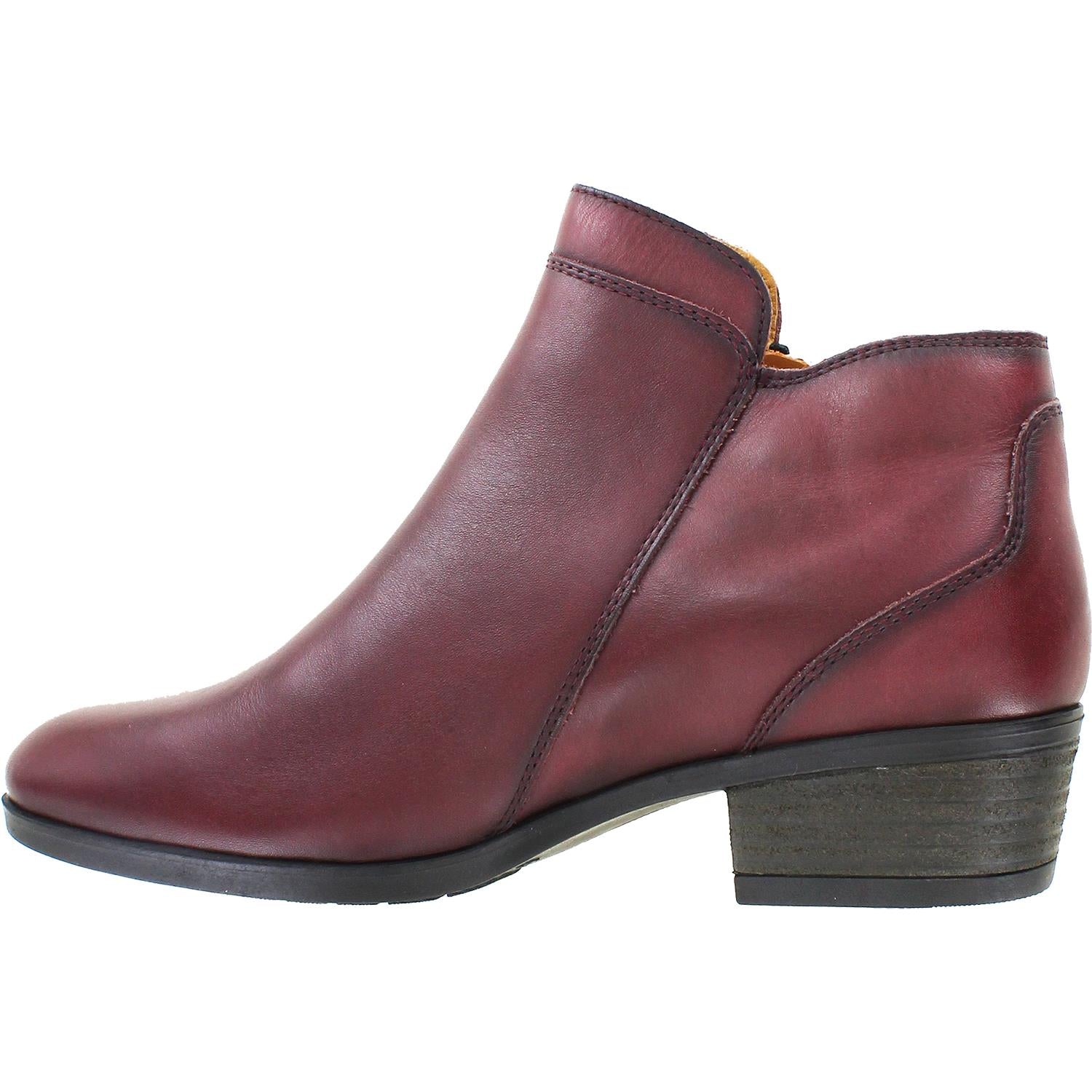 Womens Pikolinos Women's Pikolinos Daroca W1U-8590 Garnet Leather Garnet Leather