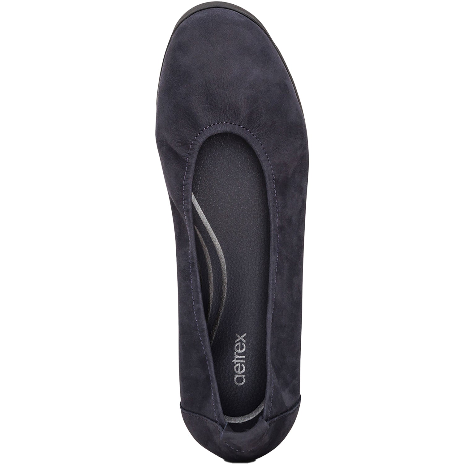 Womens Aetrex Women's Aetrex Brianna Navy Suede Navy Suede