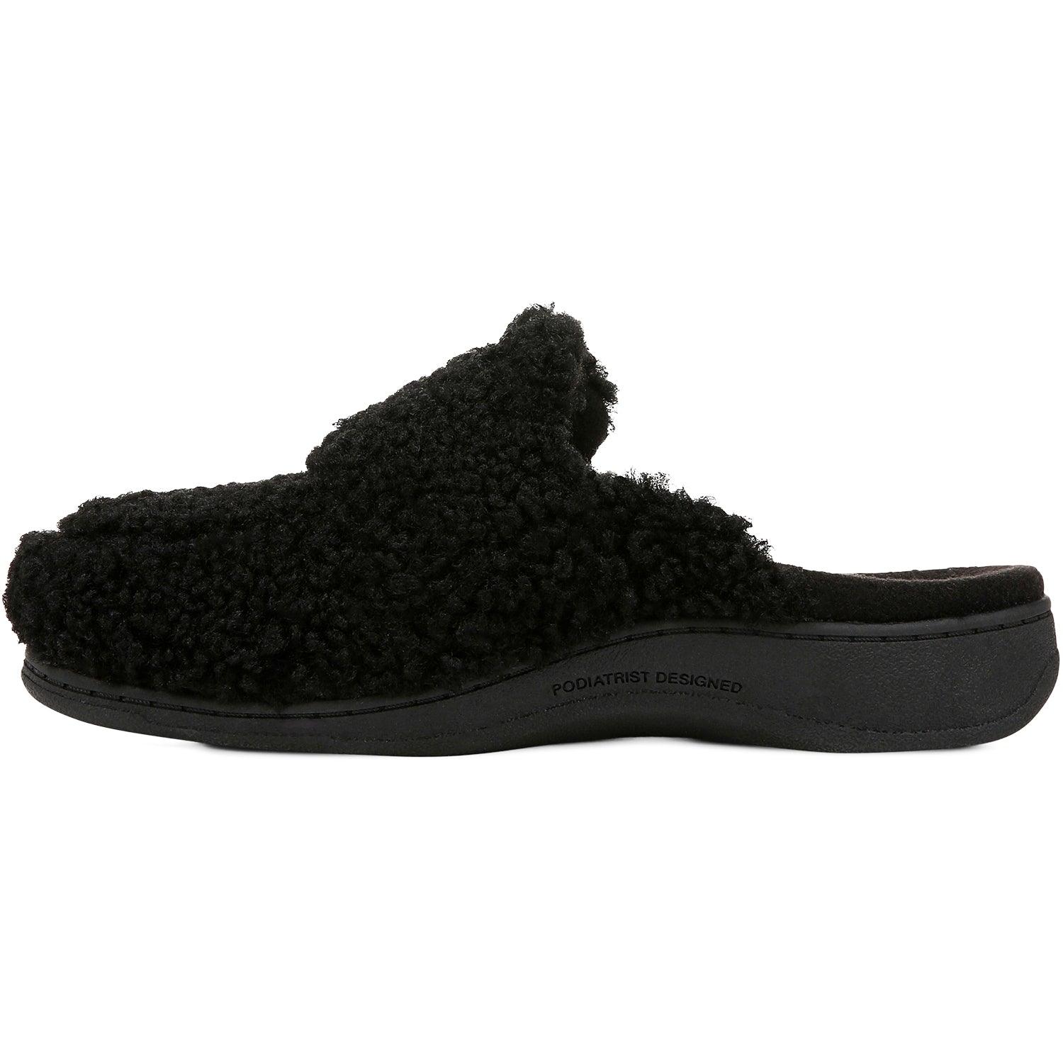Womens Vionic Women's Vionic Gemma II Black Shearling Black Shearling