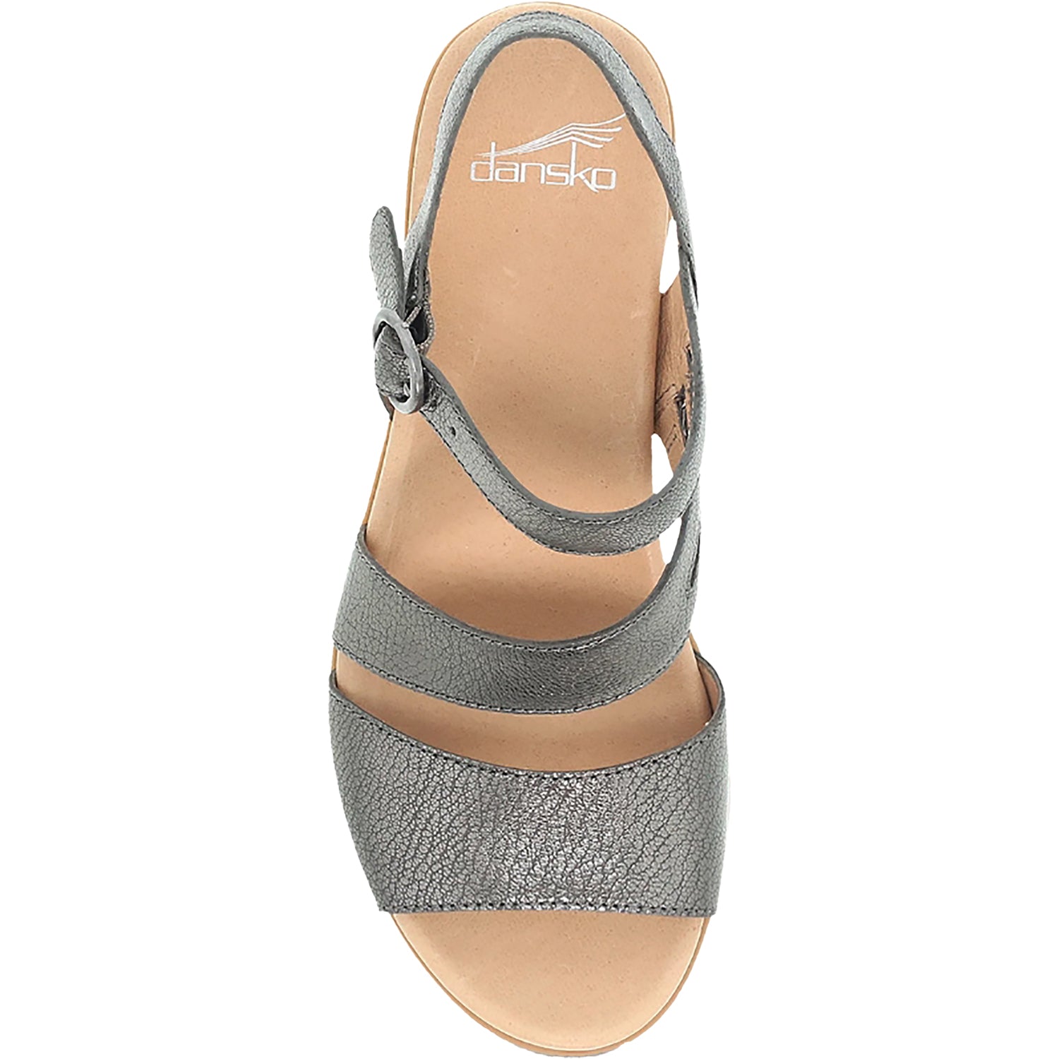 Womens Dansko Women's Dansko Tansy Gunmetal Metallic Leather Gunmetal Metallic Leather