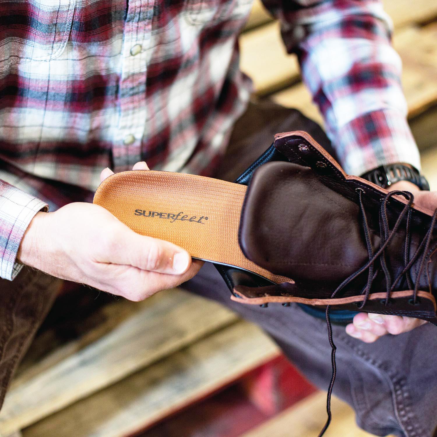 Unisex Superfeet Unisex Superfeet All-Purpose Memory Foam Support Copper Insoles Copper