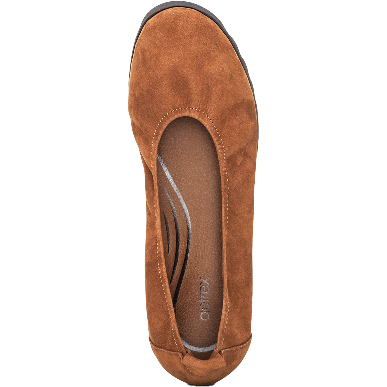 Womens Aetrex Women's Aetrex Brianna Scotch Suede Scotch Suede