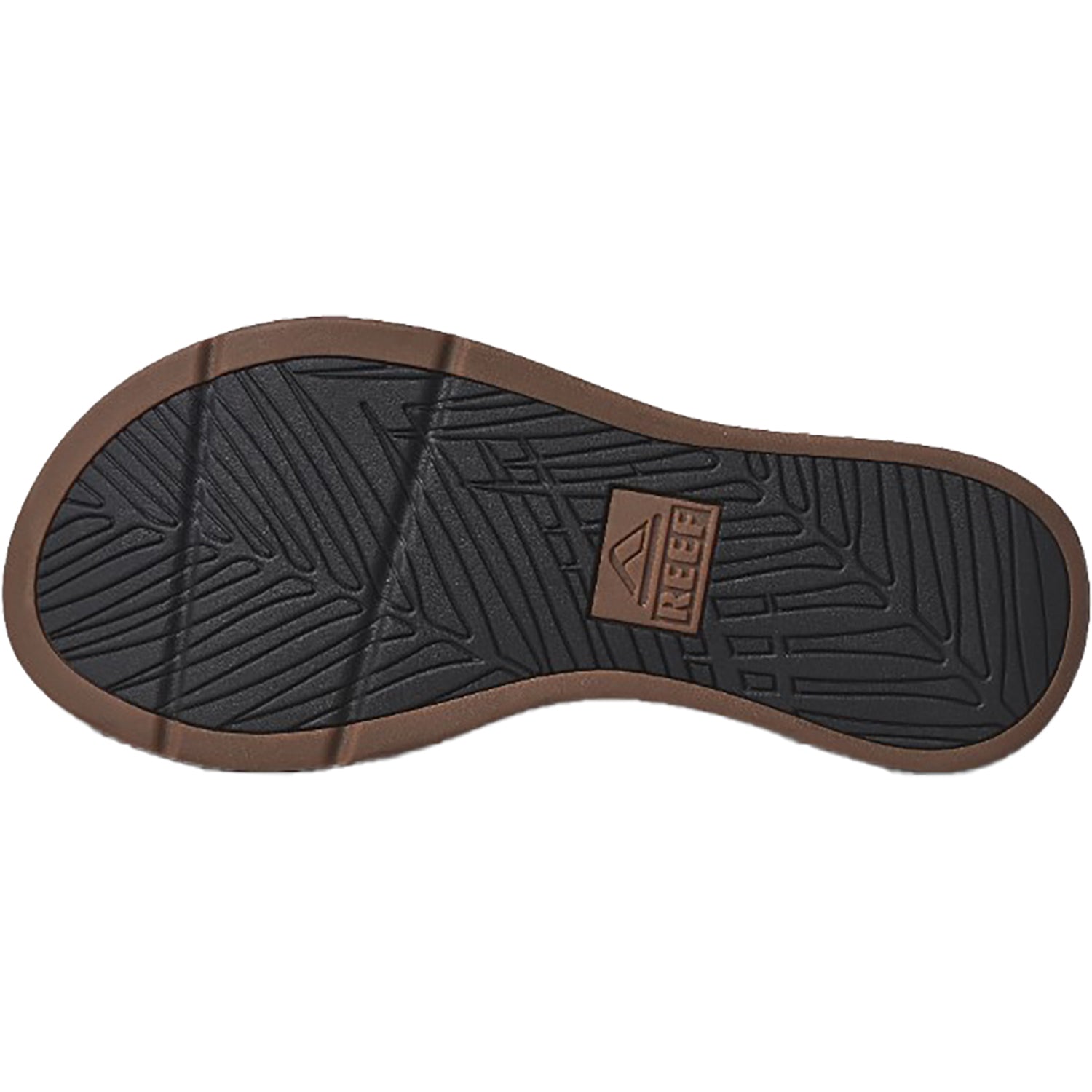 Womens Reef Men's Reef Santa Ana Black Leather Black Leather