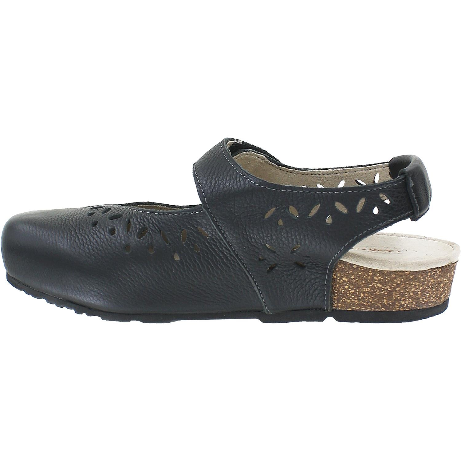 Womens Aetrex Women's Aetrex Cheryl Black Leather Black Leather