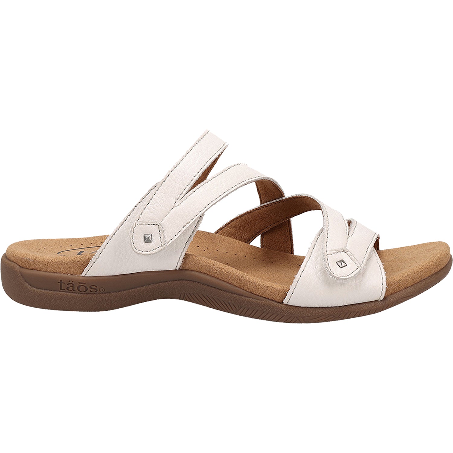Womens Taos Women's Taos Double U White Leather White Leather