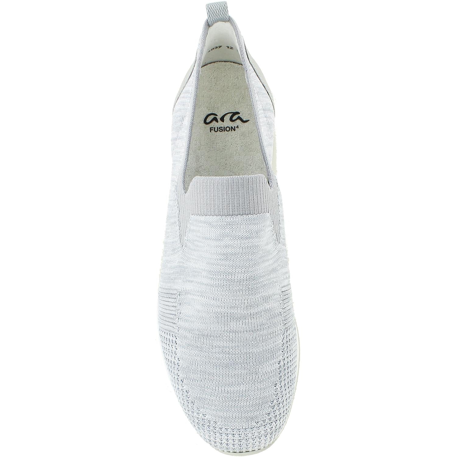 Womens Ara shoes Women's Ara Shoes Leena Silver Woven Fabric Silver Woven Fabric