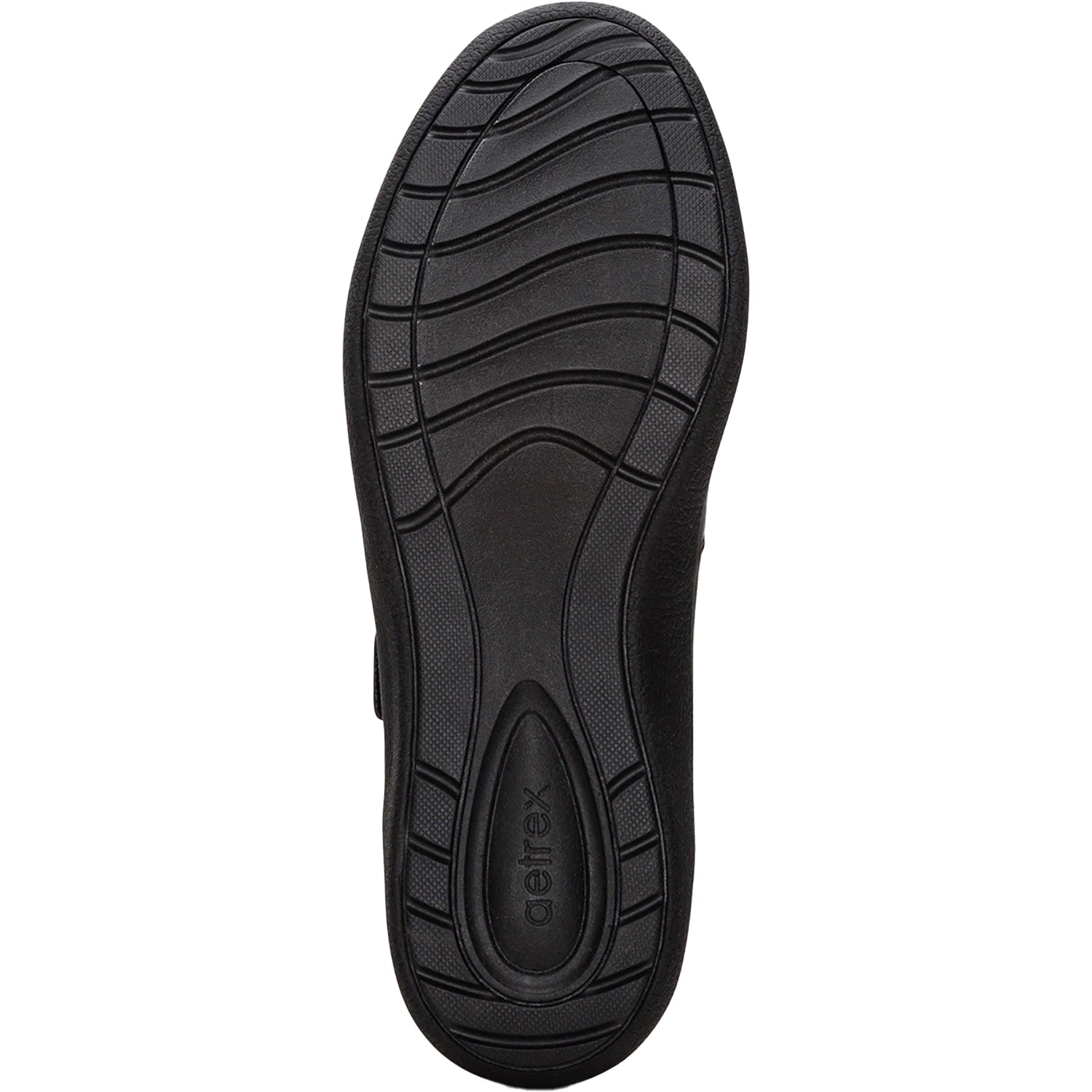 Womens Aetrex Women's Aetrex Erica Black Leather Black Leather