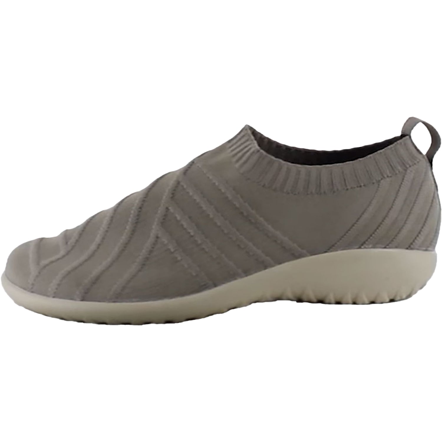 Womens Naot Women's Naot Okahu Taupe Stone Knit Fabric Women's Naot Okahu Taupe Knit Fabric