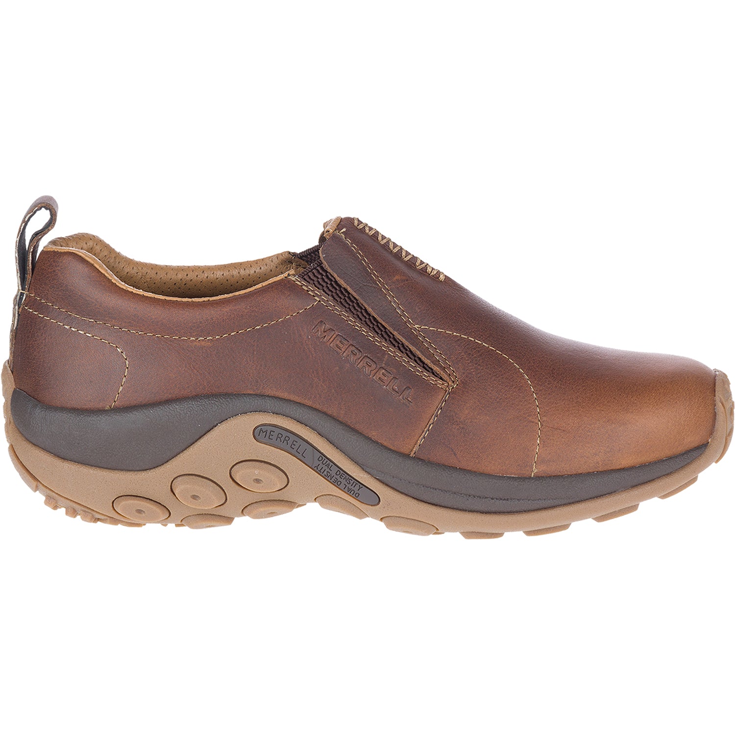 Mens Merrell Men's Merrell Jungle Moc Crafted Peanut Leather Peanut Leather