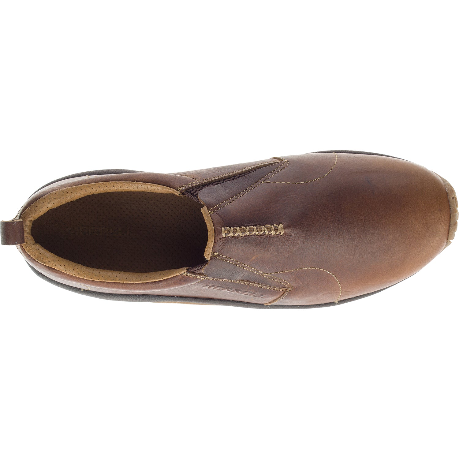 Mens Merrell Men's Merrell Jungle Moc Crafted Peanut Leather Peanut Leather