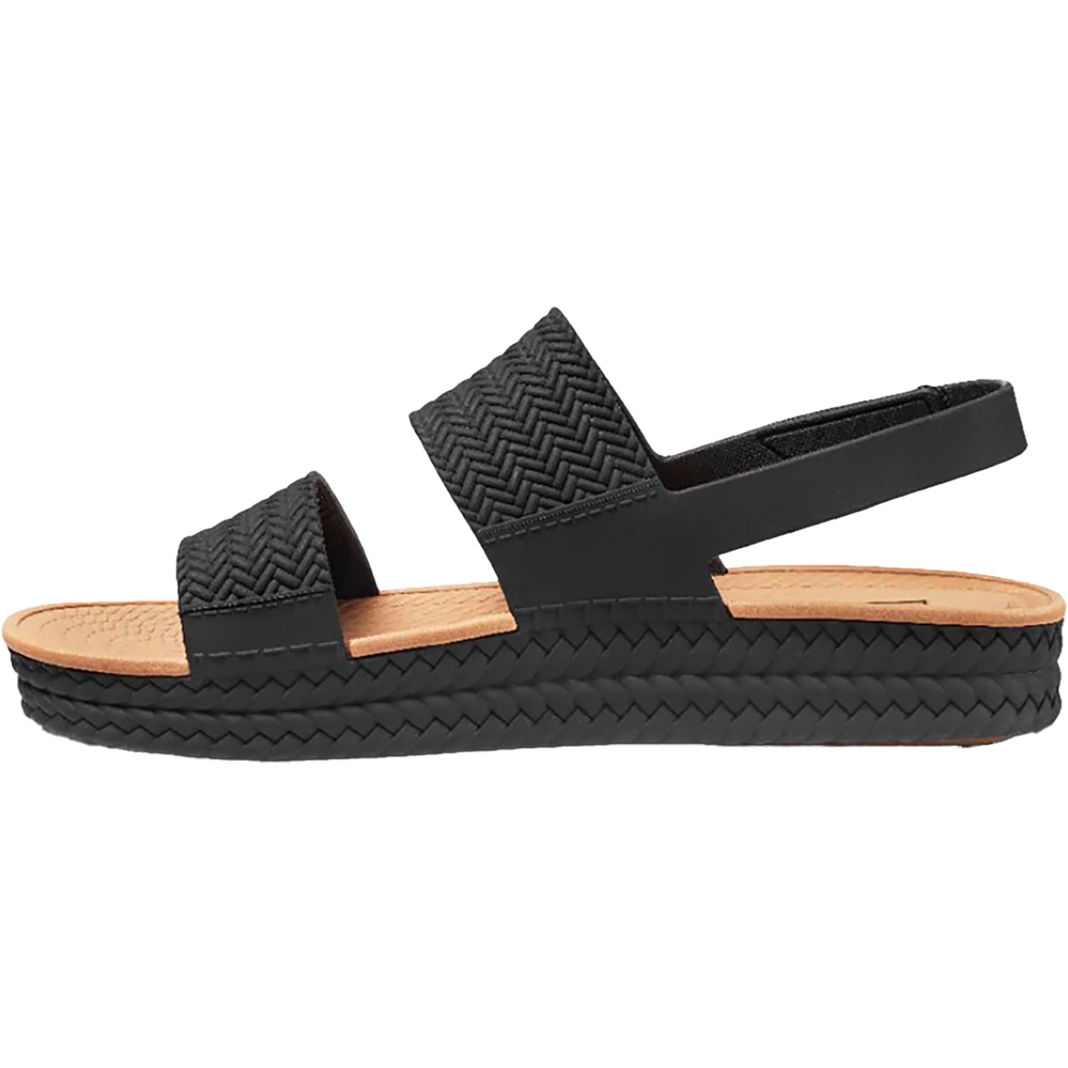 Womens Reef Women's Reef Water Vista Black/Tan Synthetic Black/Tan Synthetic