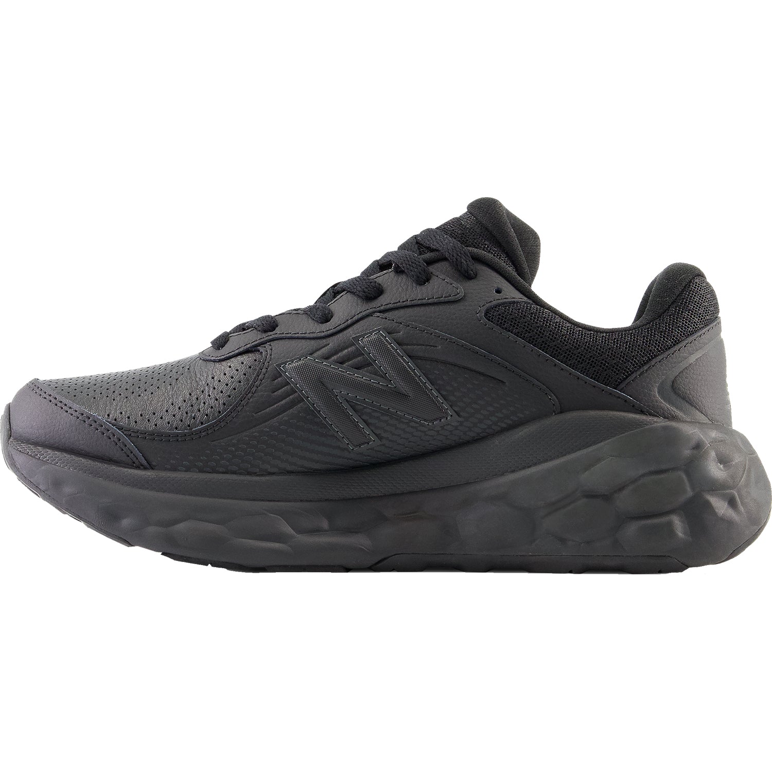 Mens New balance Men's New Balance MW840FB1 Fresh Foam X Black/Blacktop Leather Black/Blacktop Leather