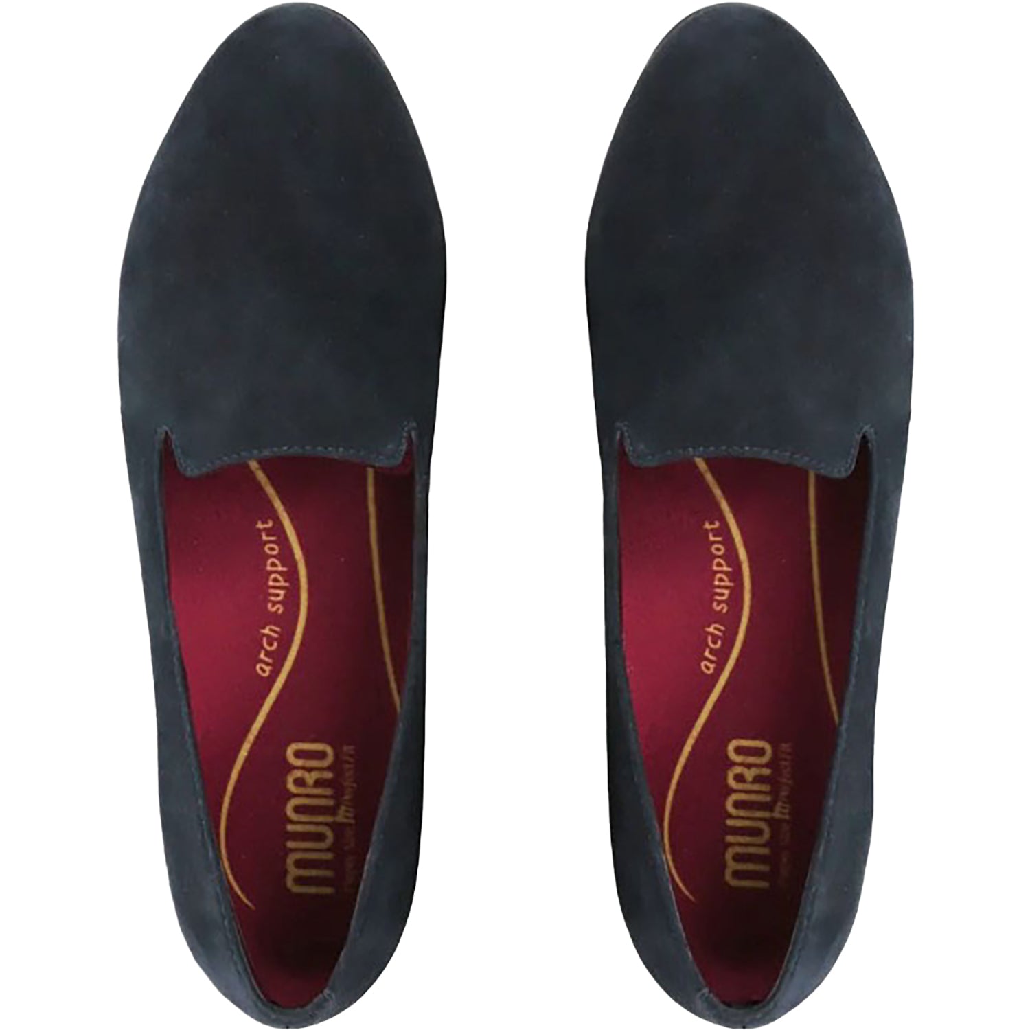 Womens Munro Women's Munro Elena Dark Navy Suede Dark Navy