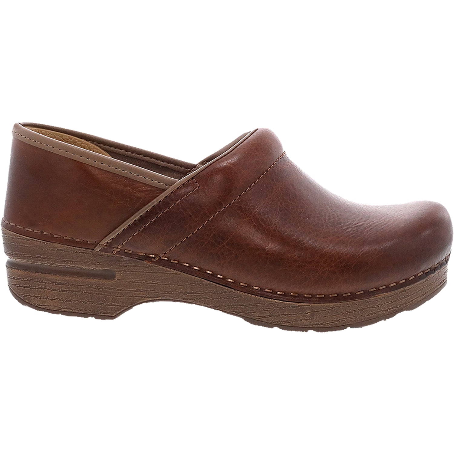 Womens Dansko Women's Dansko Professional Saddle Full Grain Leather Saddle Full Grain Leather