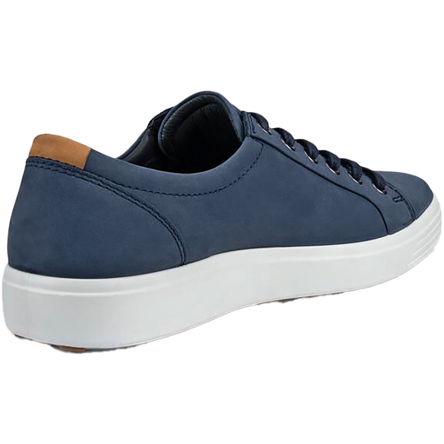 Mens Ecco Men's Ecco Soft 7 Sneaker Marine/Lion Nubuck Marine/Lion Nubuck