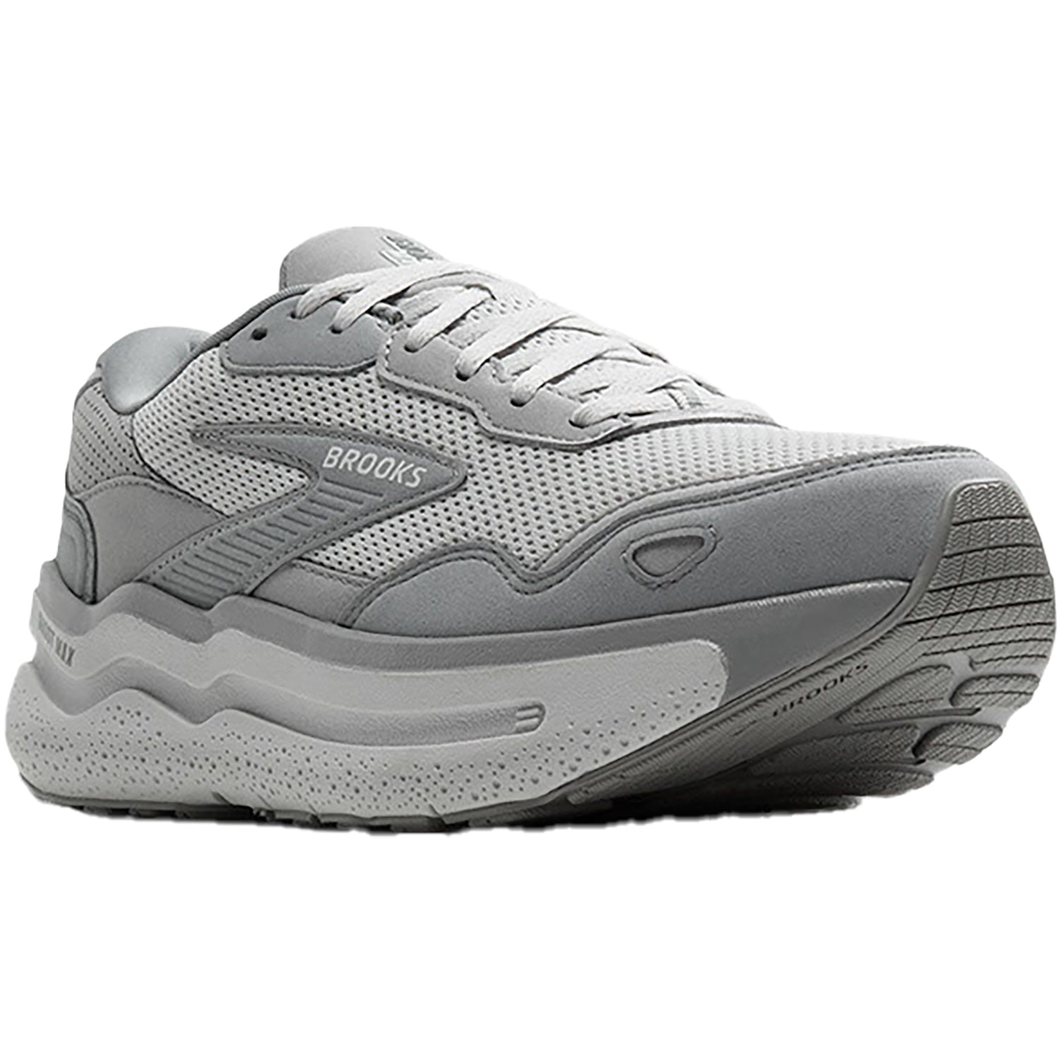 Mens Brooks Men's Brooks Ghost Max SE Primer Grey/Oyster/Alloy Suede Primer Grey/Oyster/Alloy Suede