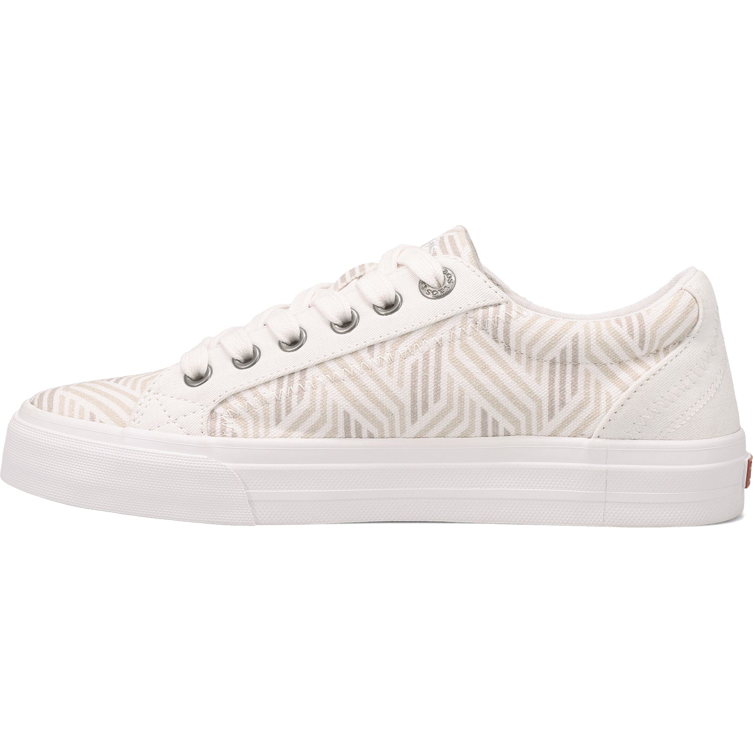 Womens Taos Women's Taos Plim Soul Geo Print White Multi Canvas Geo Print White Multi Canvas