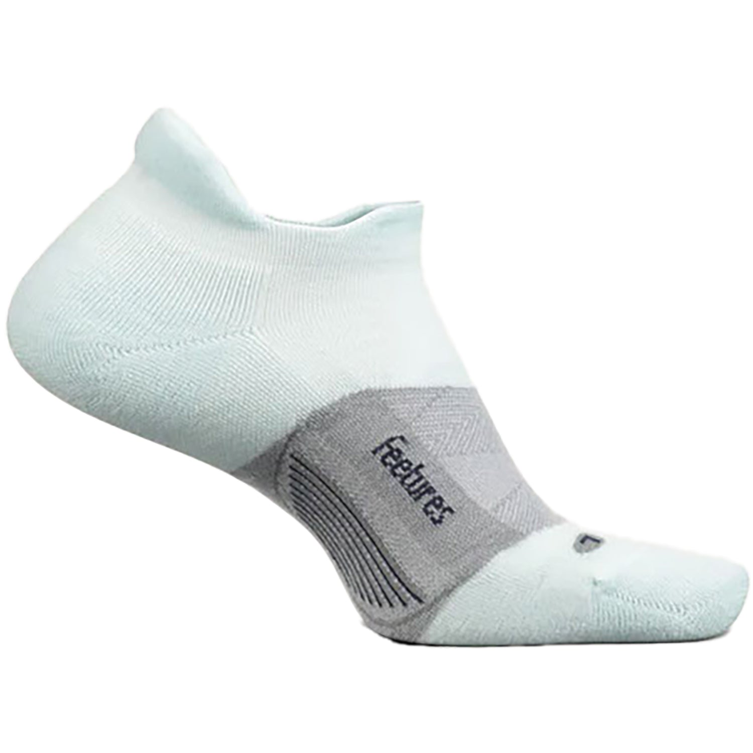 Unisex Feetures Unisex Feetures Merino 10 Max Cushion No Show Tab Socks Wild Mint Wild Mint
