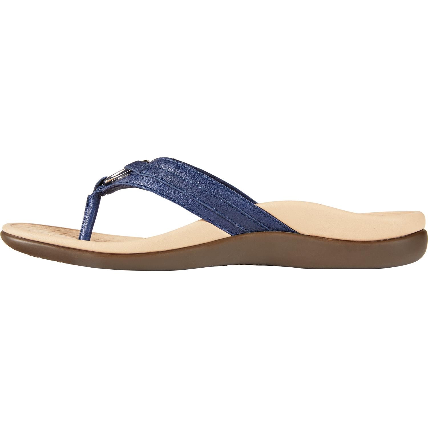 Womens Vionic Women's Vionic Tide Aloe Navy Leather Navy Leather