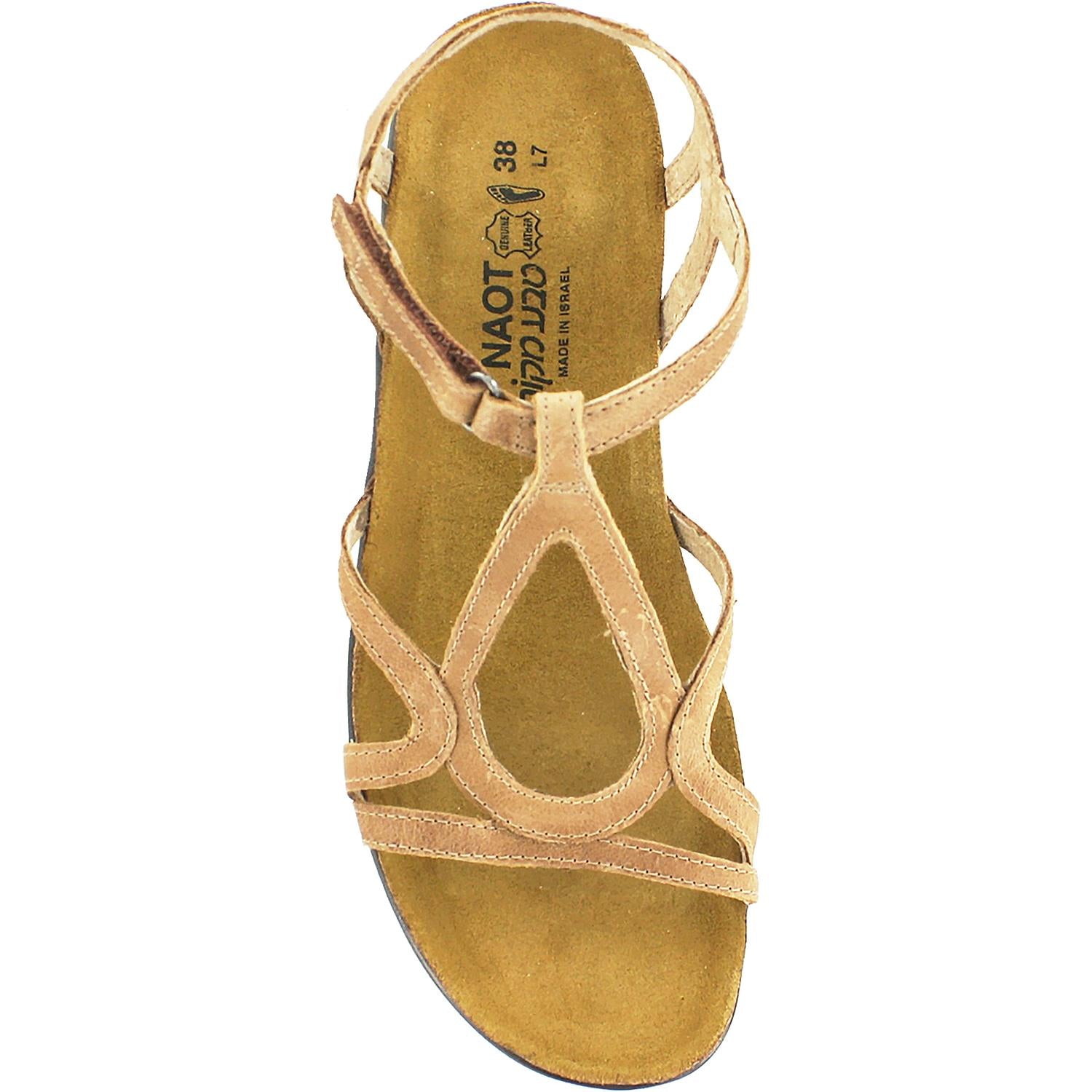 Womens Naot Women's Naot Dorith Latte Brown Leather Latte Brown Leather