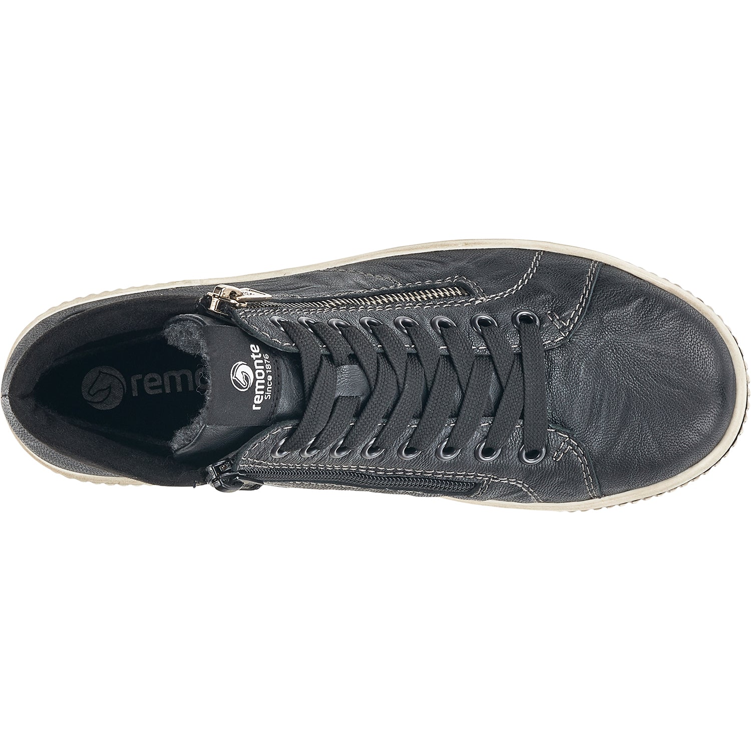 Womens Remonte Women's Remonte D0772-01 Maditta 72 Black Leather Black Leather