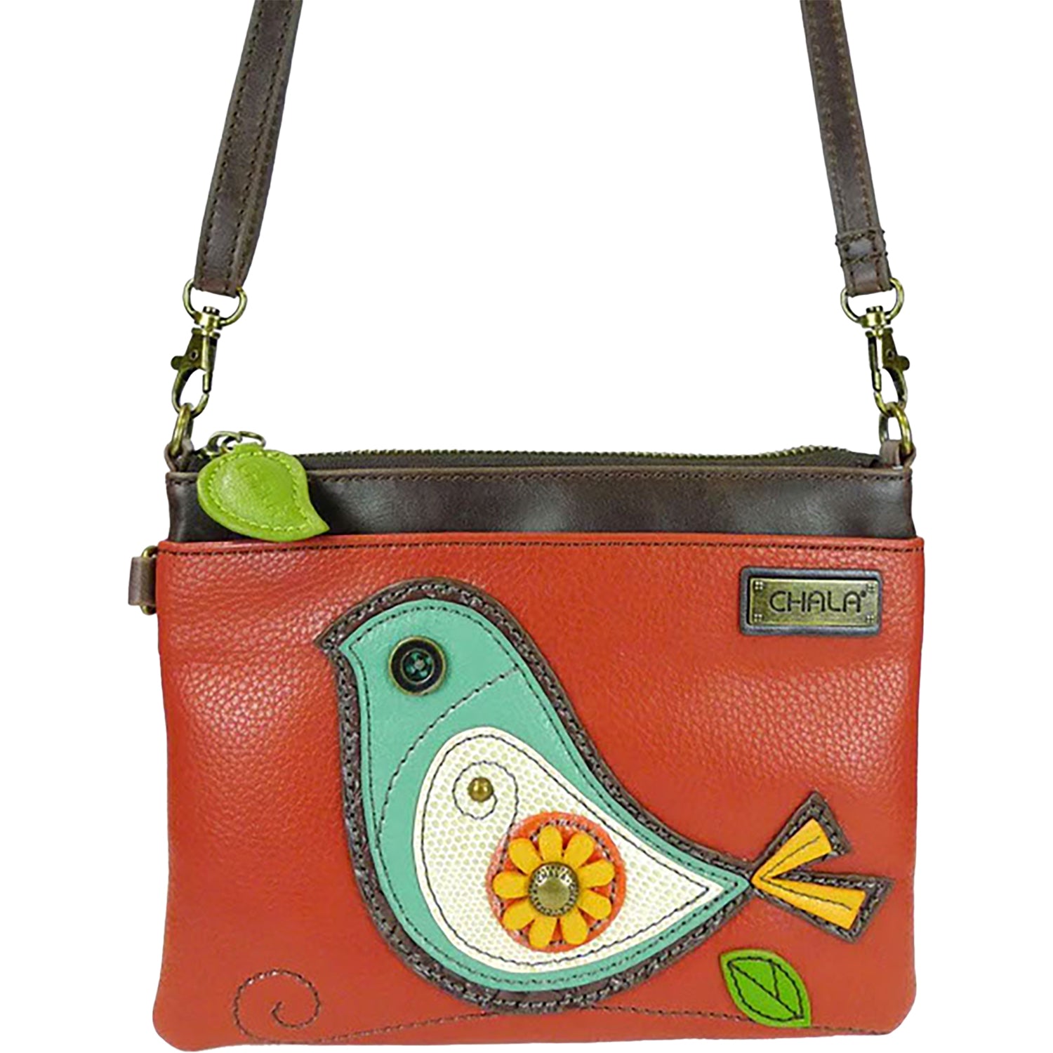 Chala Chala Bird Mini Crossbody Burgundy Synthetic Burgundy Synthetic