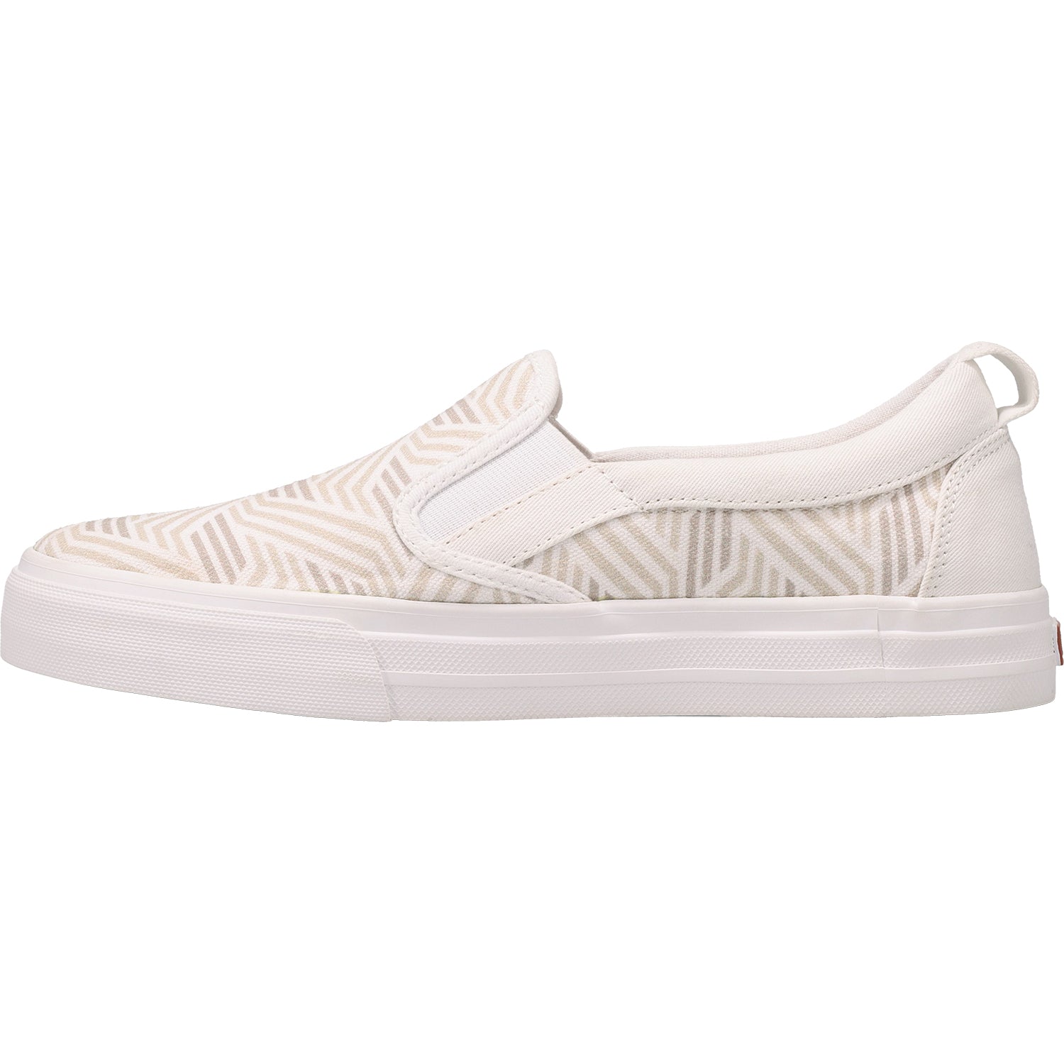 Womens Taos Women's Taos Rubber Soul Geo Print White Canvas Geo Print White Canvas