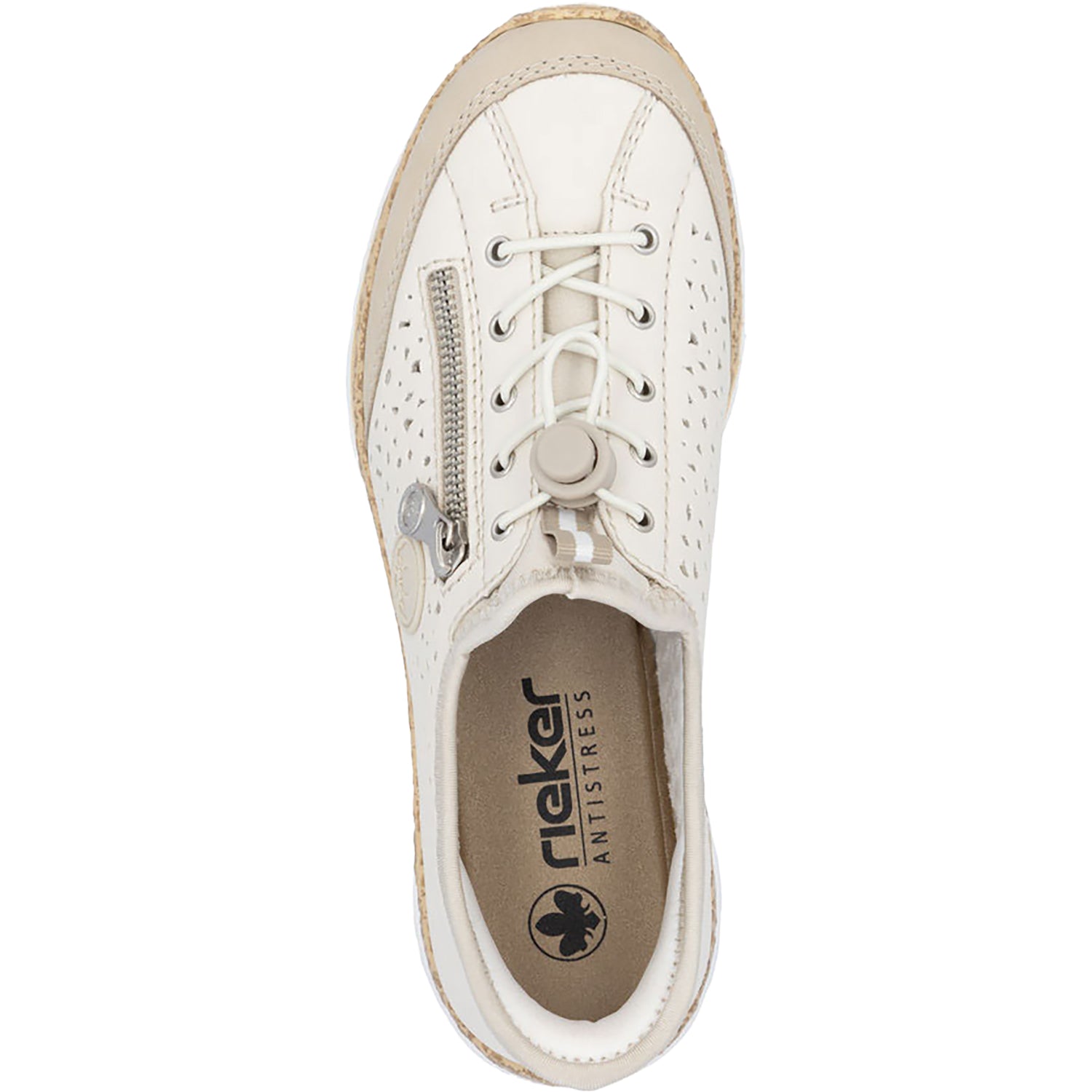 Womens Rieker Women's Rieker N42V3-60 Perle/Porzellan Synthetic Perle/Porzellan Synthetic