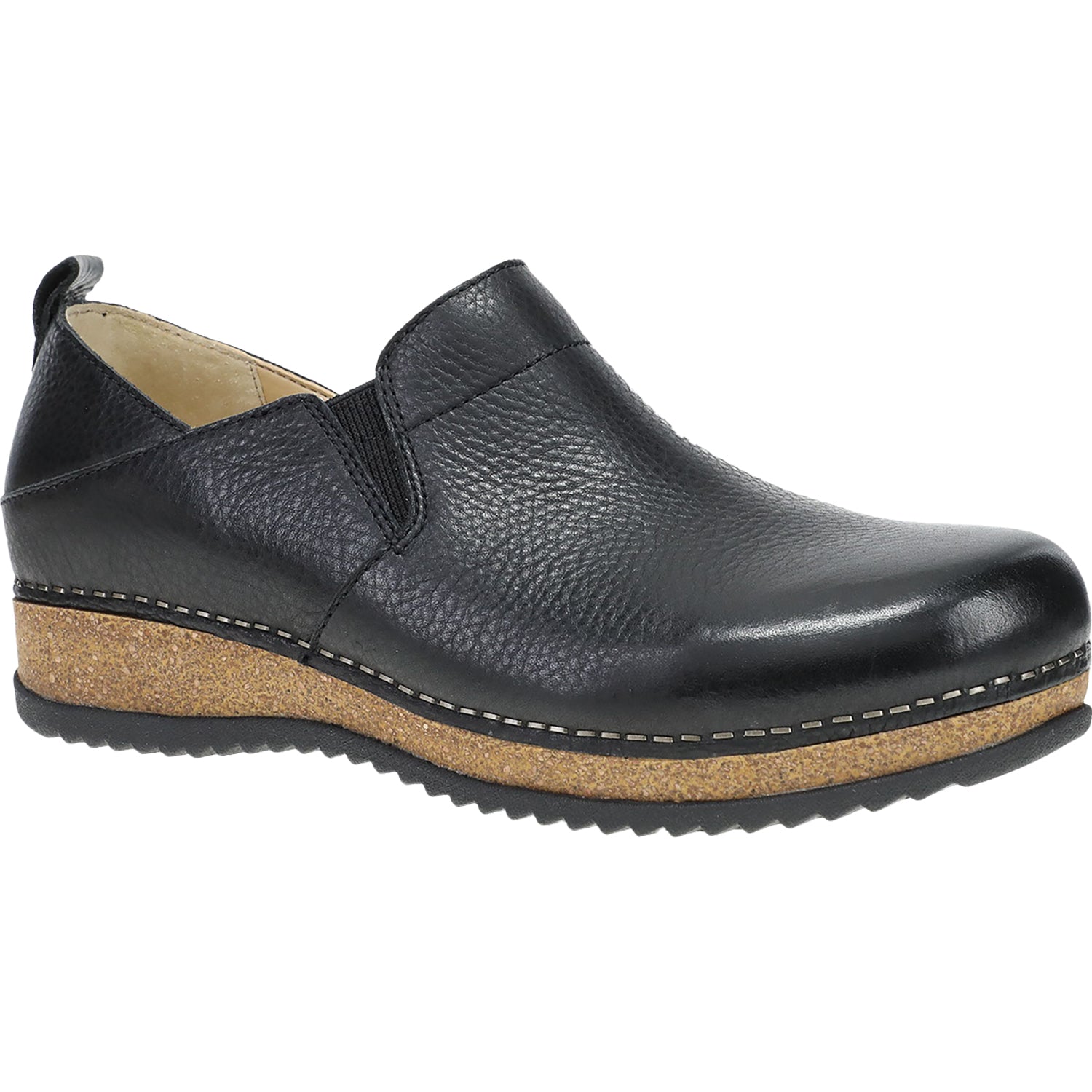 Womens Dansko Women's Dansko Meara Black Waxy Milled Leather Black Waxy Milled Leather