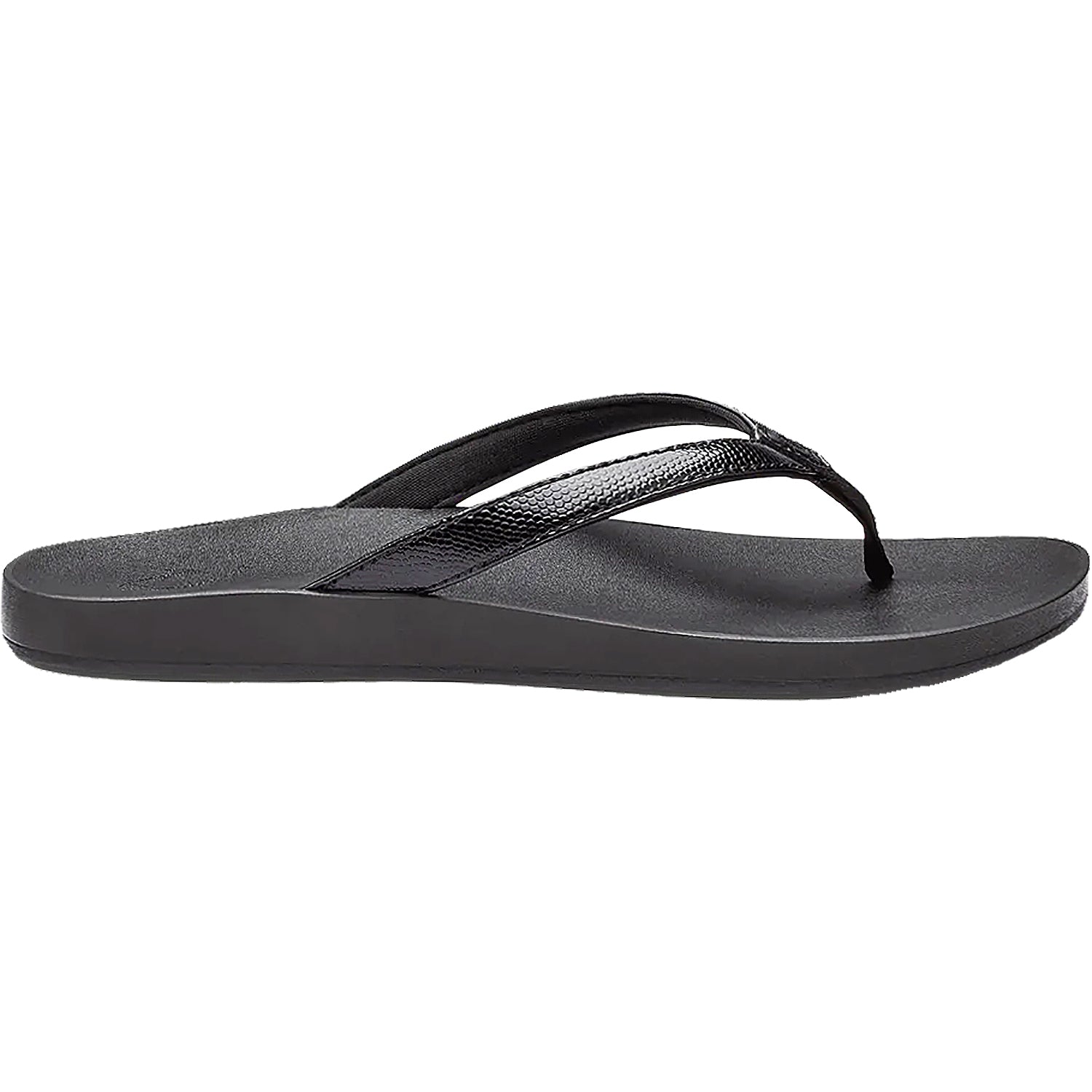 Womens Olukai Women's OluKai Puawe Black Synthetic Black Synthetic
