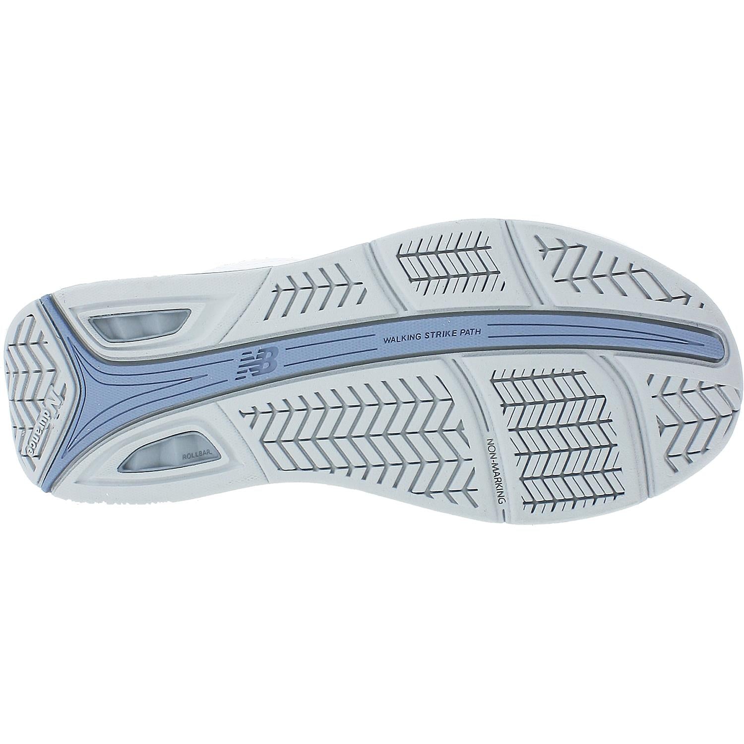 Womens New balance Women's New Balance WW928WB3 Walking Shoes White/Blue Leather White/Blue Leather