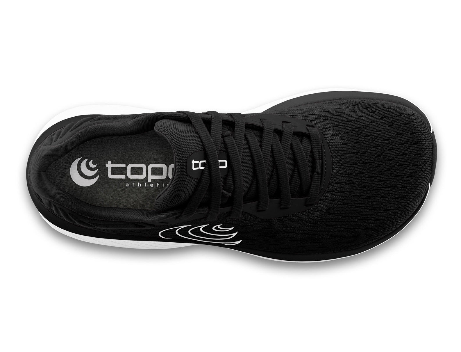 Womens Topo Women's Topo Atmos Black/White Mesh Black/White Mesh