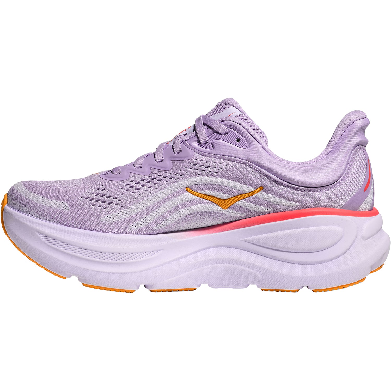 Womens Hoka one one Women's Hoka Bondi 9 Aster Flower/Starlight Glow Mesh Aster Flower/Starlight Glow Mesh